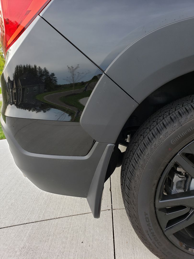 Splash guards do fit with fender flares Honda Passport Forum
